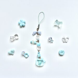 Random blue phone charm