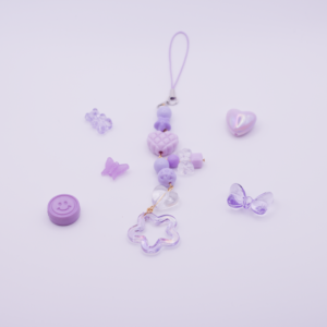 Random purple phone charm