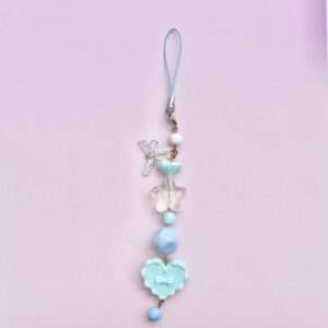 Random blue phone charm