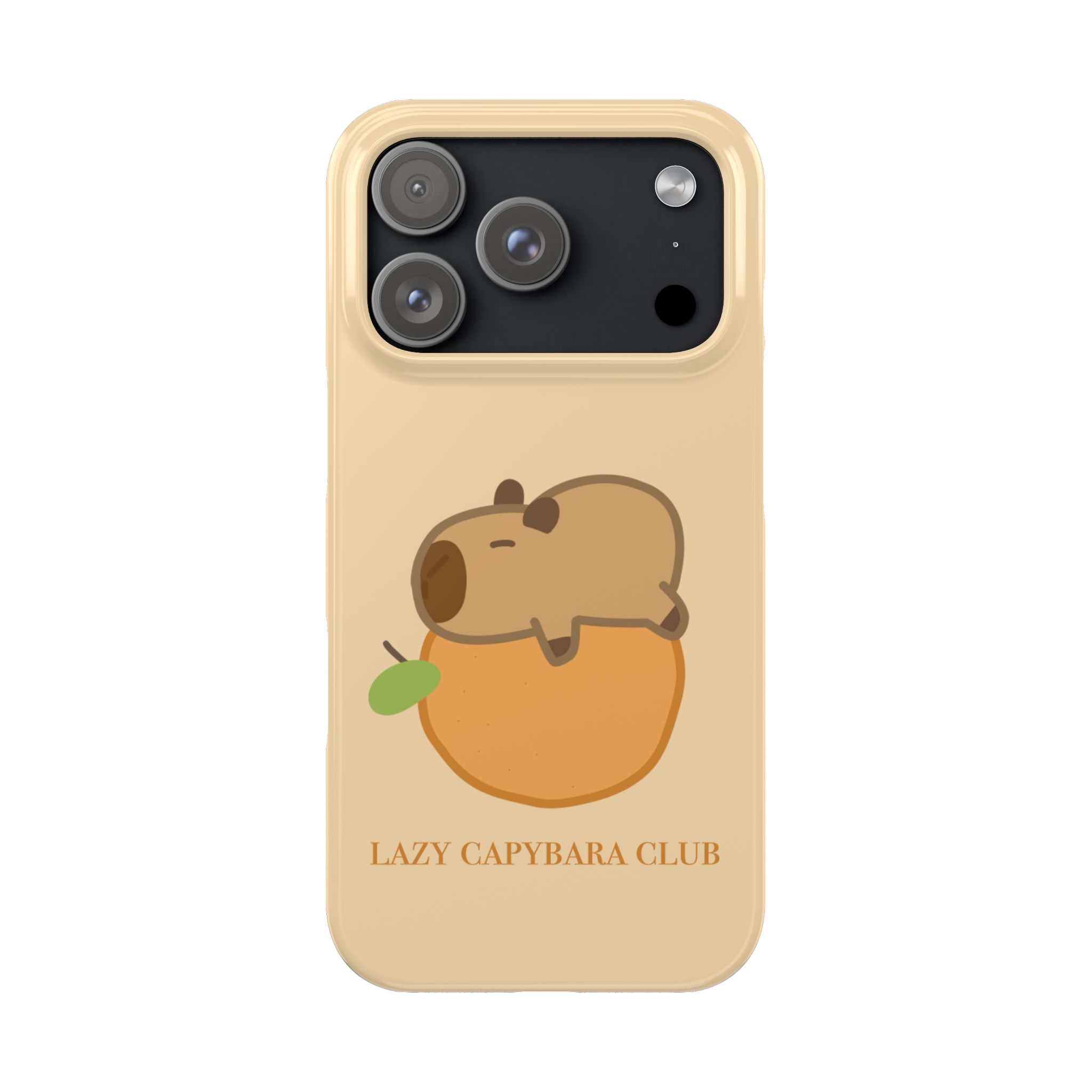 Lazy Capybara Club Phone Case - Image 19