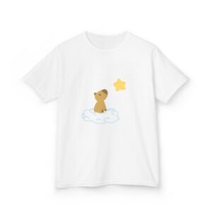Capybara on cloud kids T-shirt