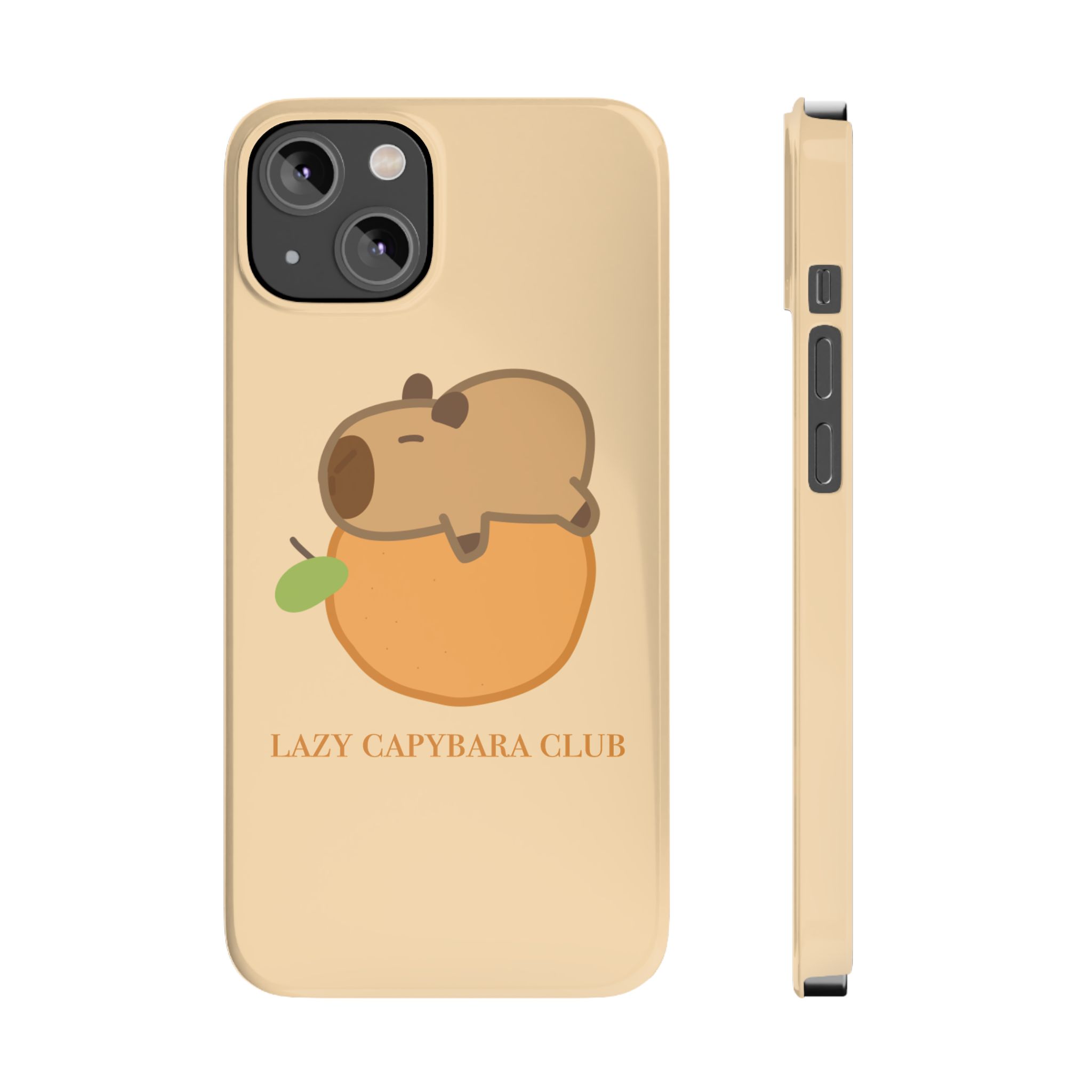 Lazy Capybara Club Phone Case - Image 10