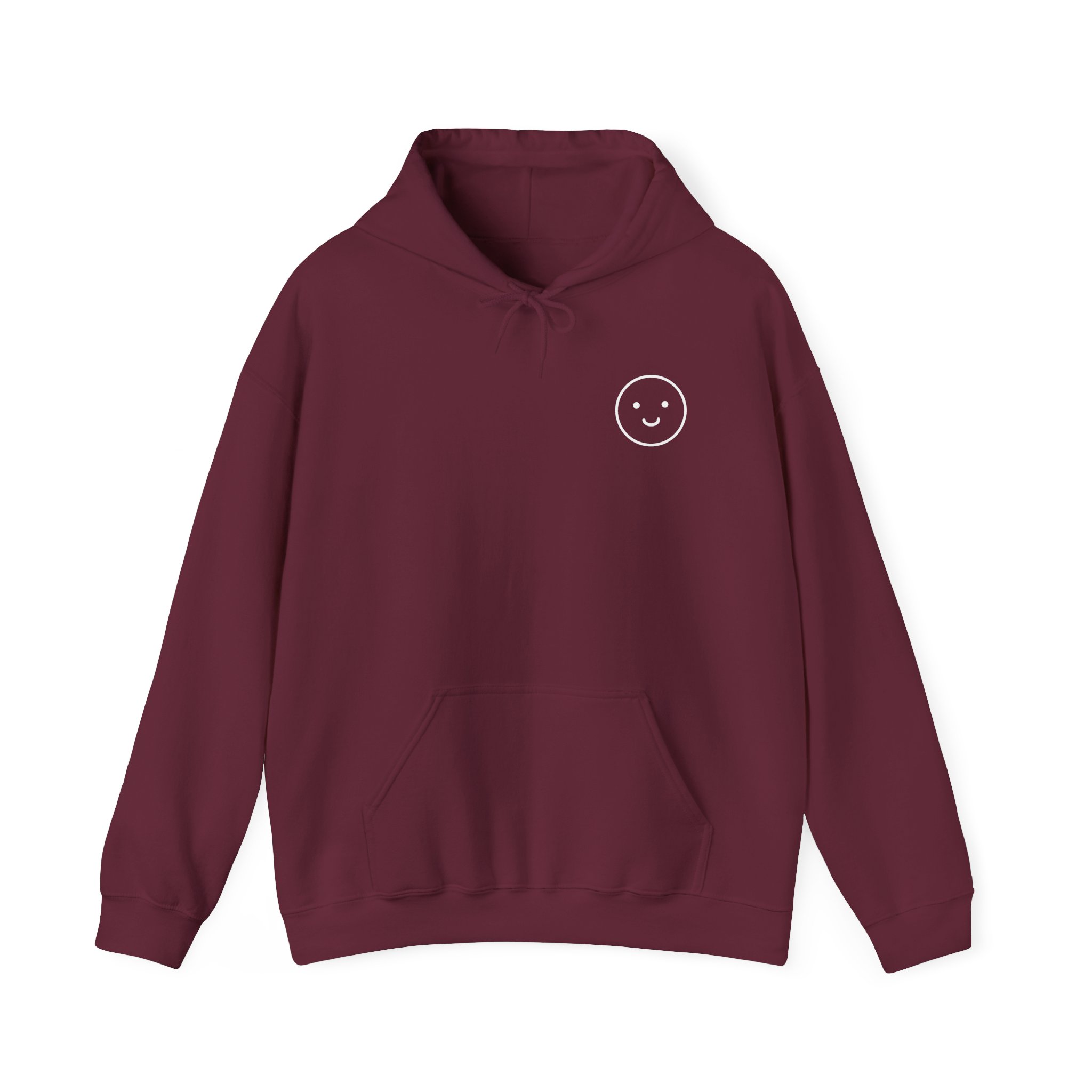 Smiley Hoodie - White - Image 9