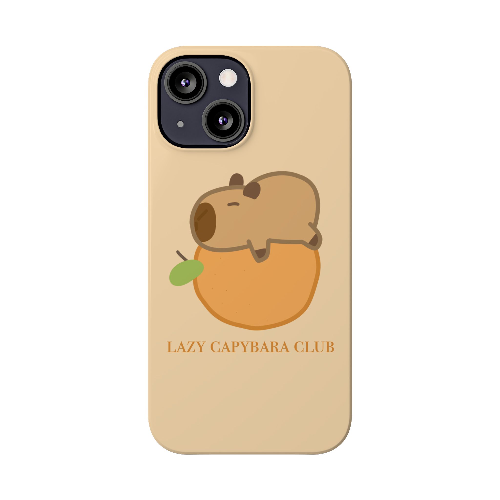 Lazy Capybara Club Phone Case - Image 6