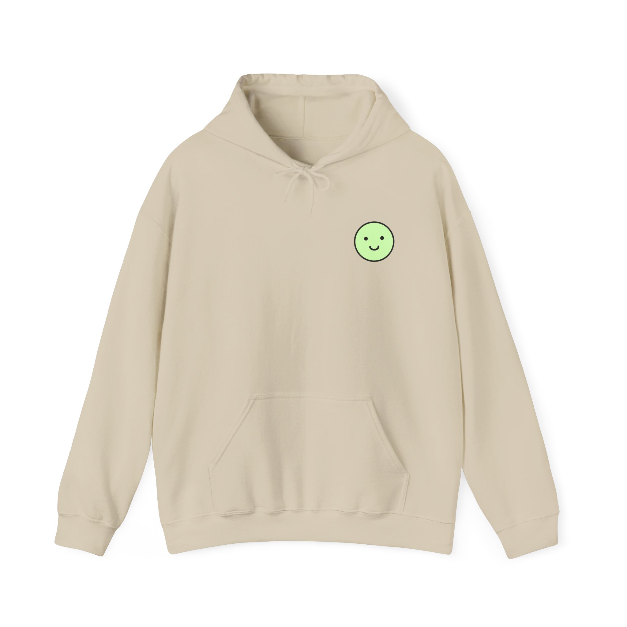 Smiley Hoodie - Green - Image 9