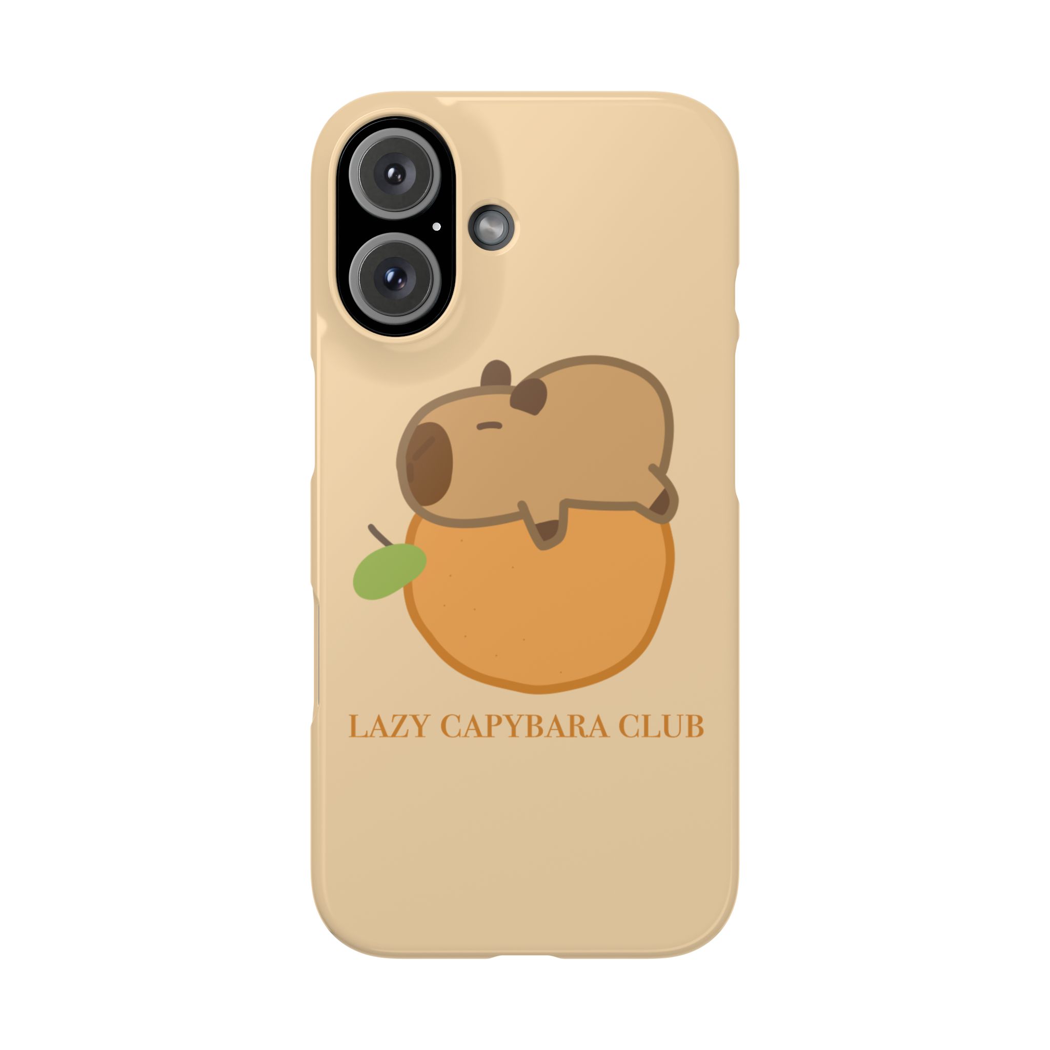Lazy Capybara Club Phone Case - Image 16