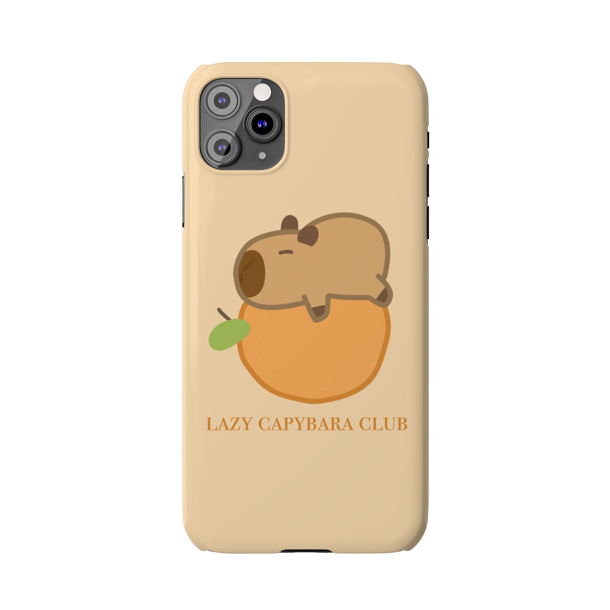 Lazy Capybara Club Phone Case - Image 4