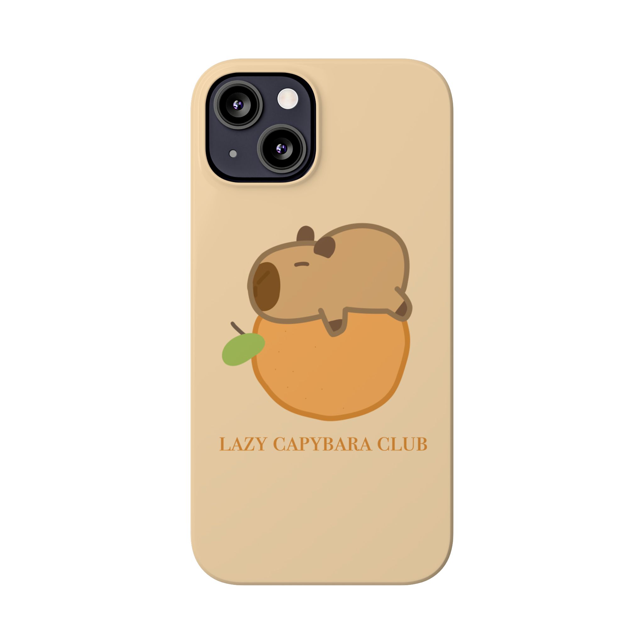 Lazy Capybara Club Phone Case - Image 5