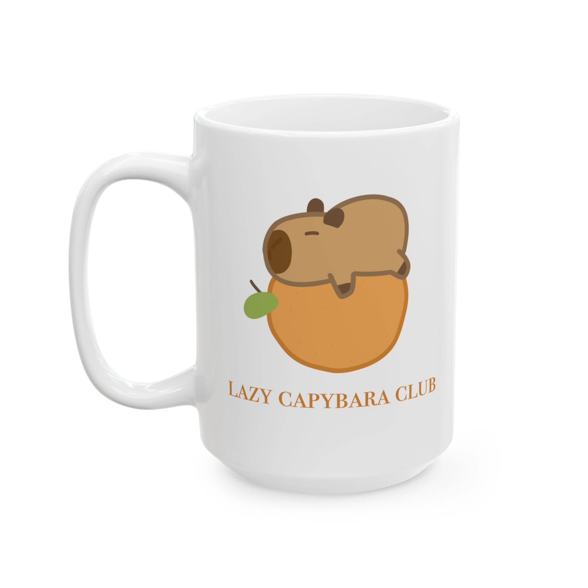 Lazy Capybara Club Coffe Cup - Image 3