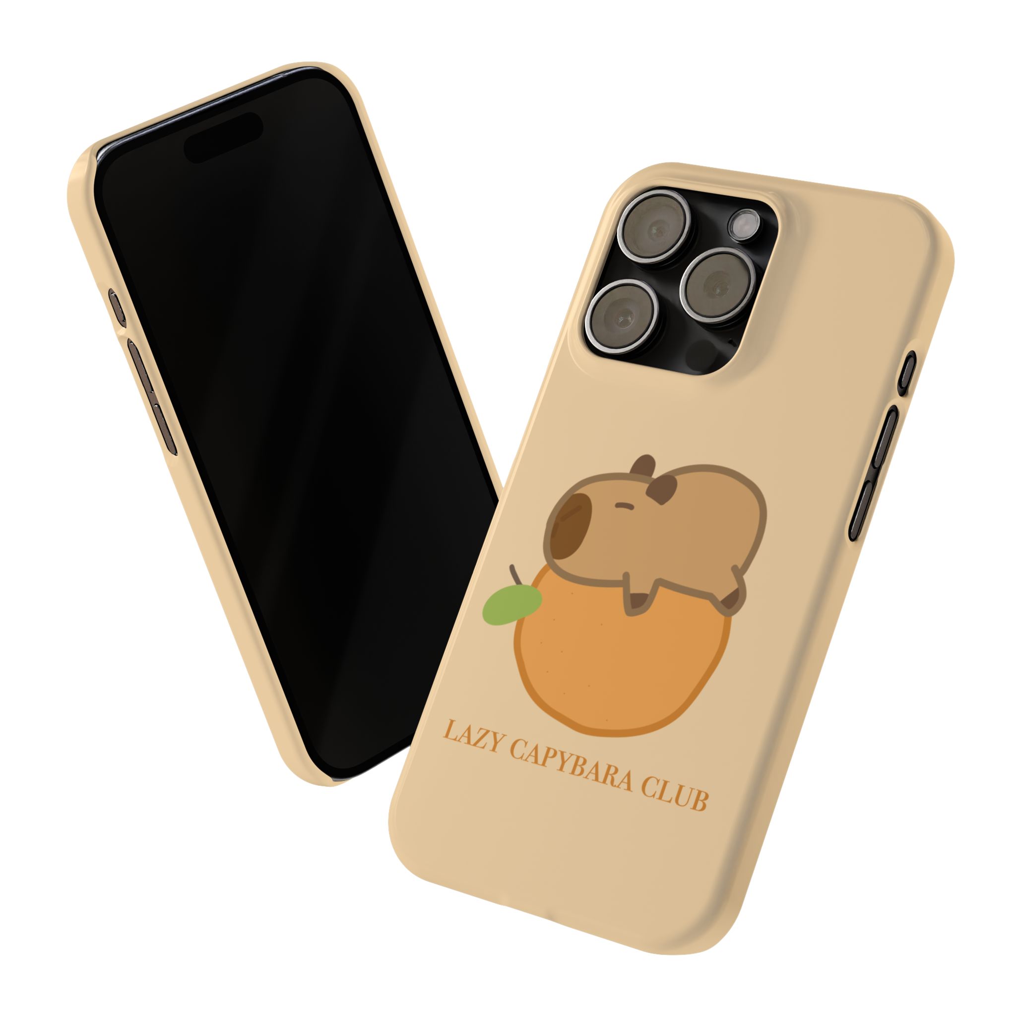 Lazy Capybara Club Phone Case - Image 15