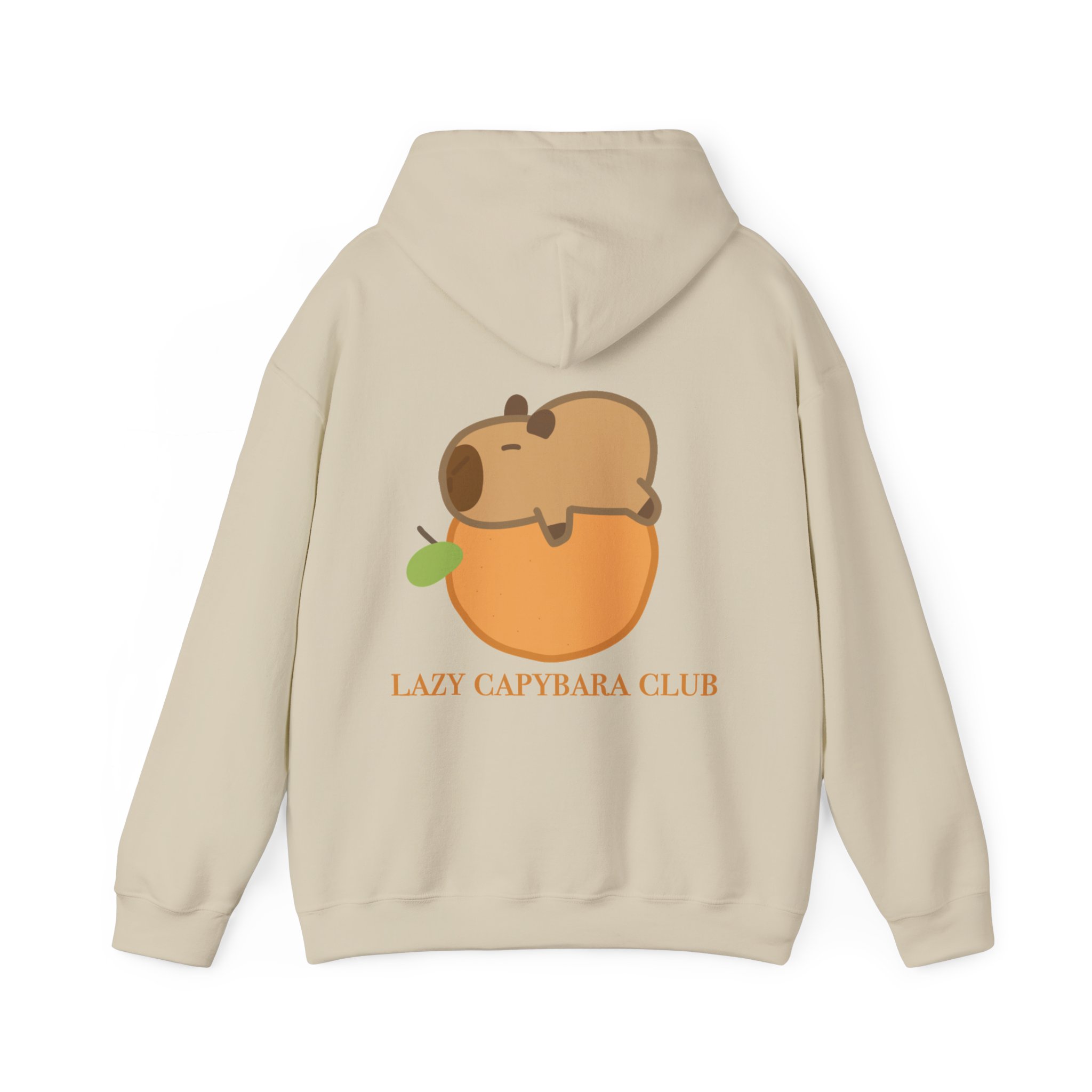 Lazy capybara club Hoodie - Image 2