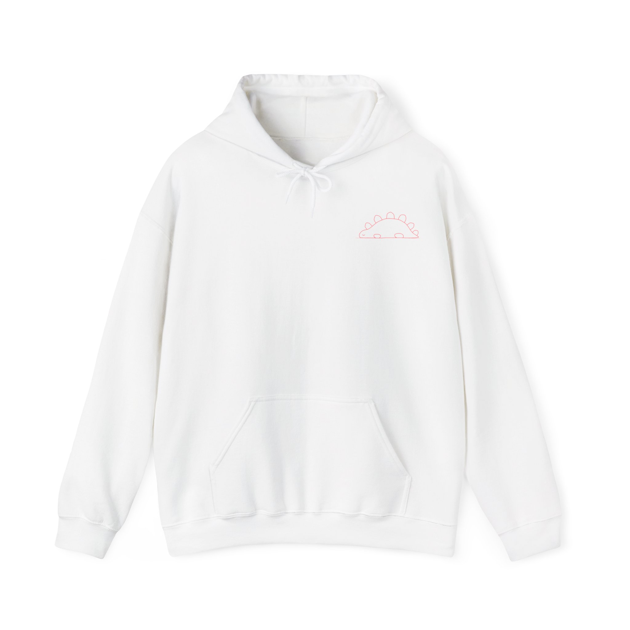 Pink sleeping dinosaur Hoodie