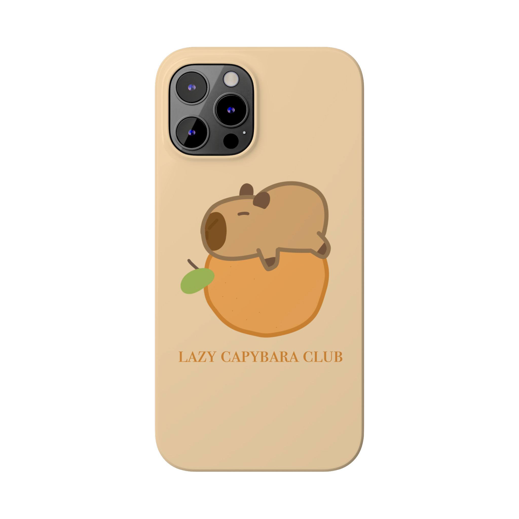 Lazy Capybara Club Phone Case - Image 9