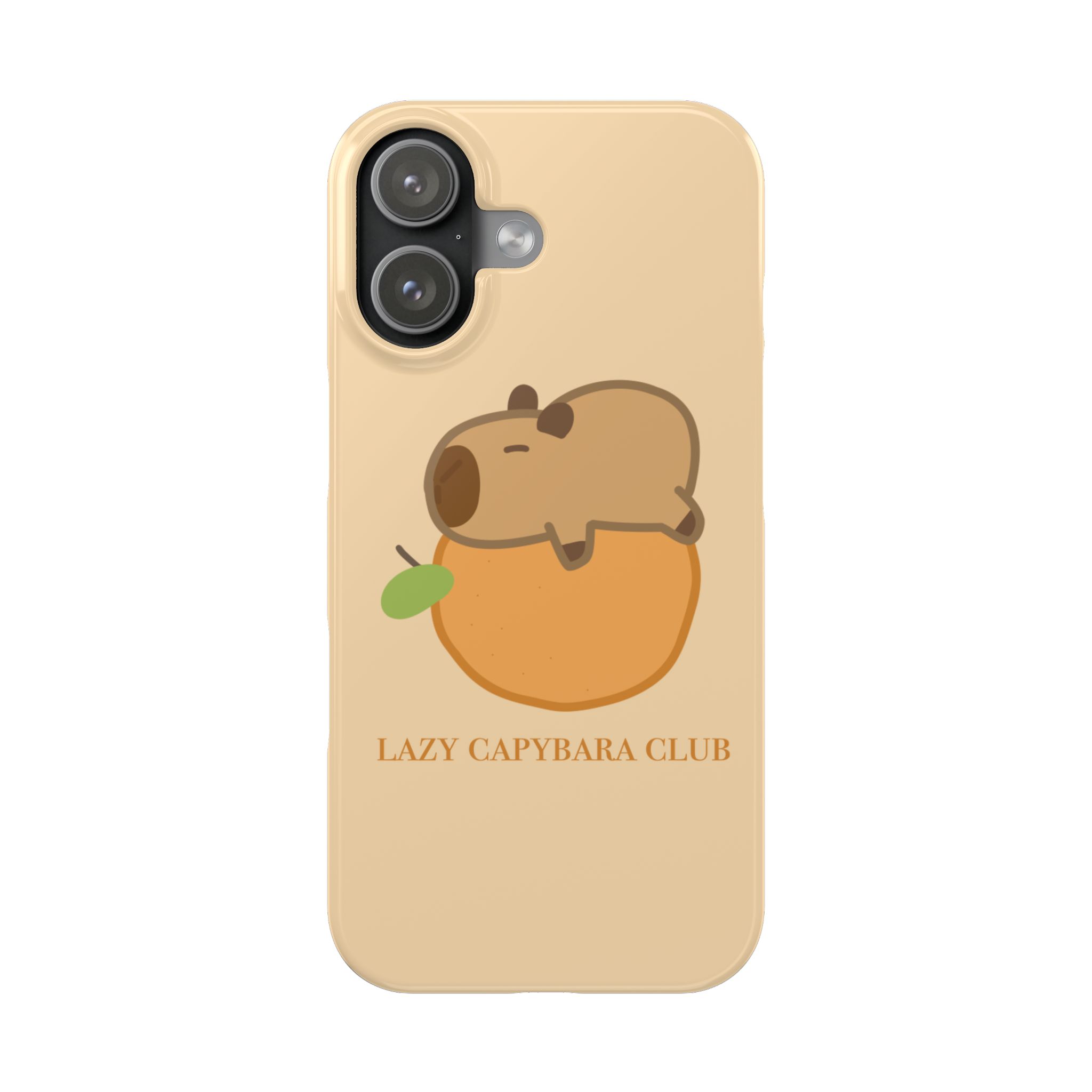 Lazy Capybara Club Phone Case - Image 18