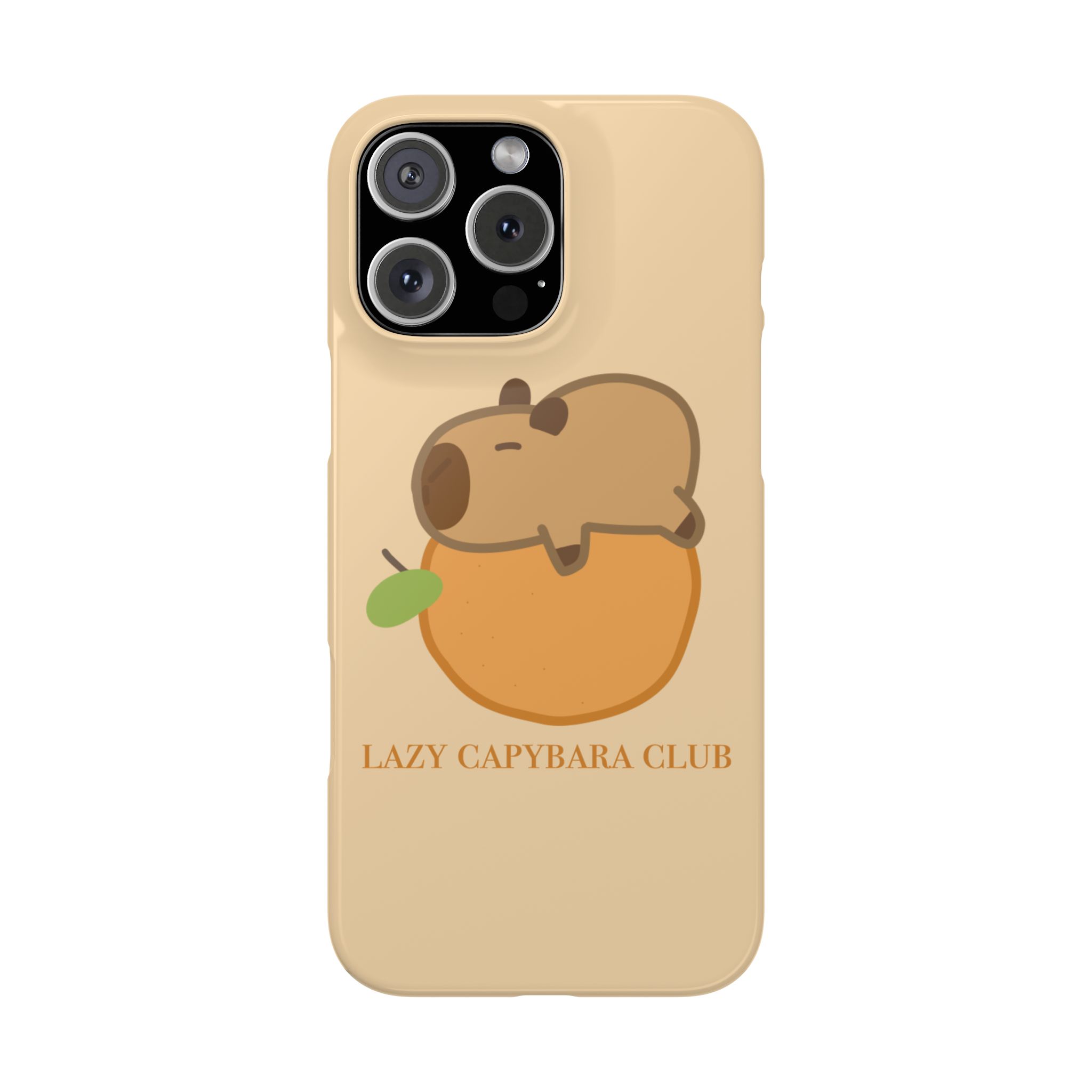 Lazy Capybara Club Phone Case - Image 17
