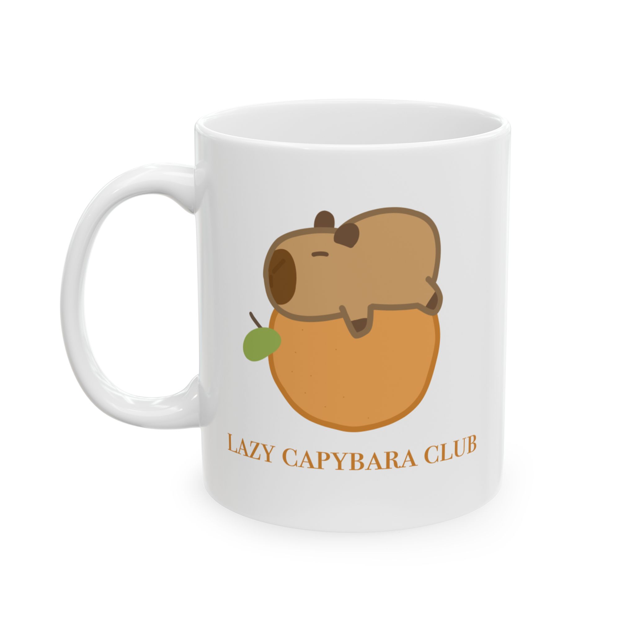 Lazy Capybara Club Coffe Cup