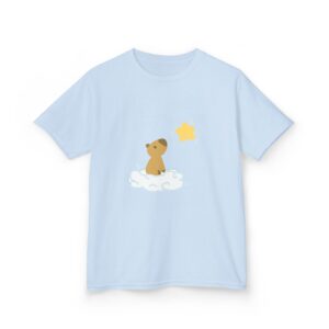 Capybara on cloud kids T-shirt