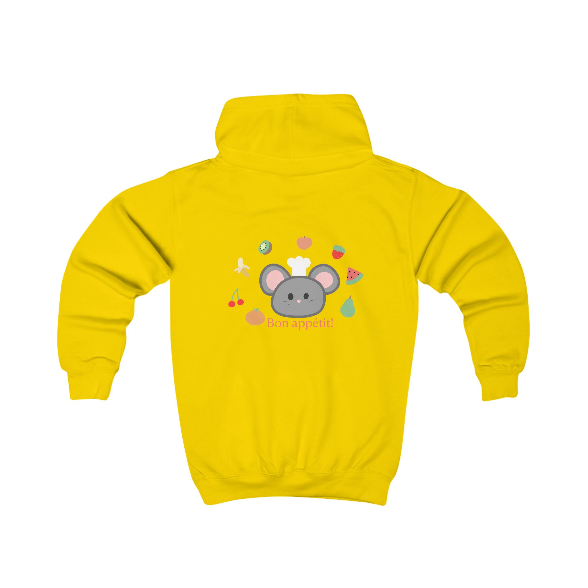 Mouse & Fruit Kids Hoodie - Image 4