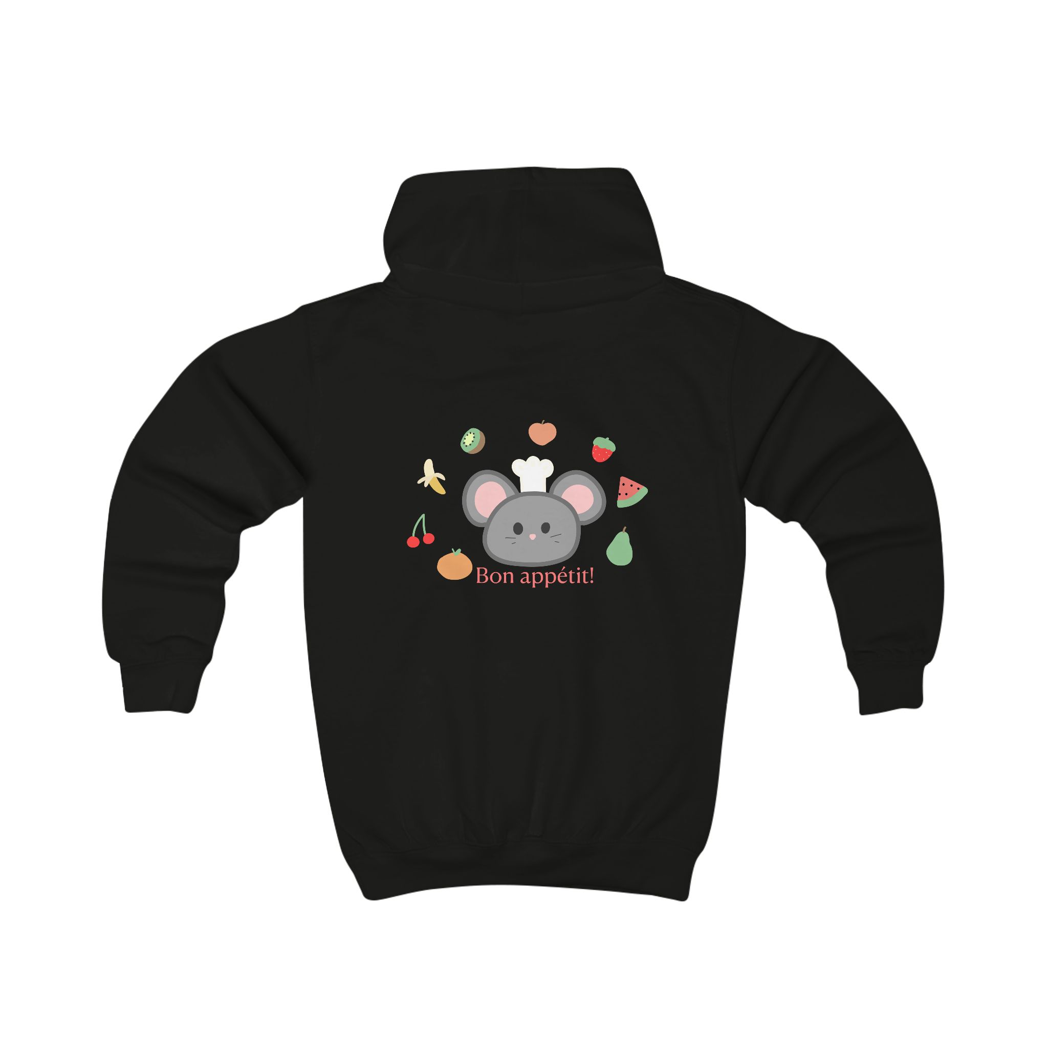 Mouse & Fruit Kids Hoodie - Image 6