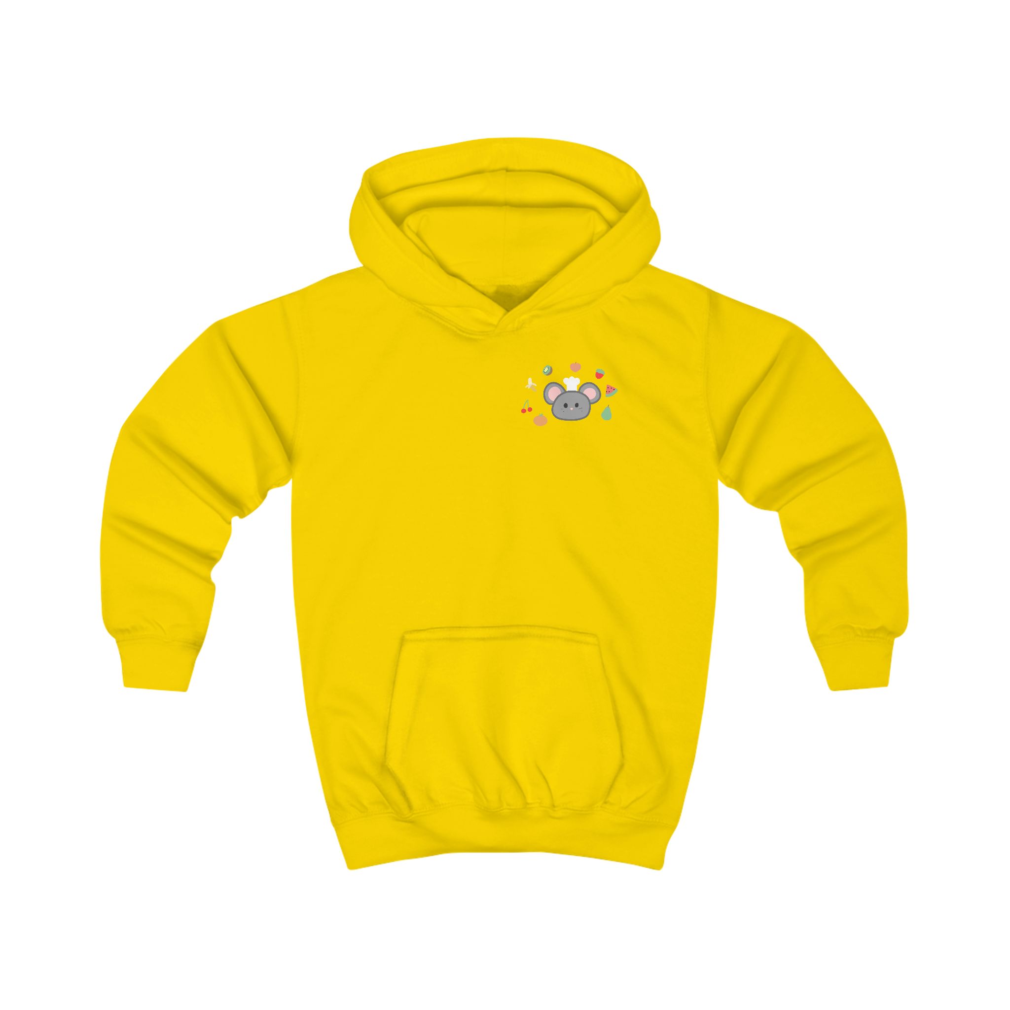 Mouse & Fruit Kids Hoodie - Image 3