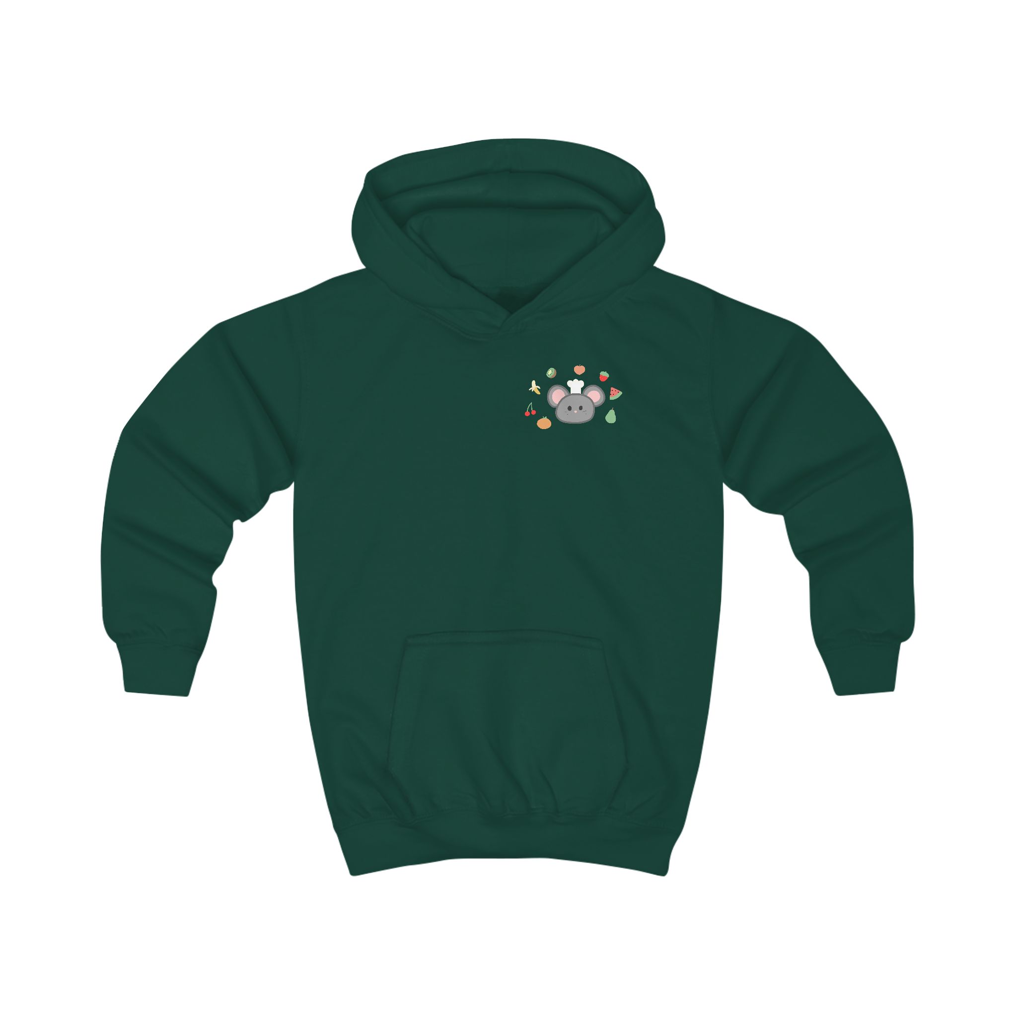 Mouse & Fruit Kids Hoodie - Image 7